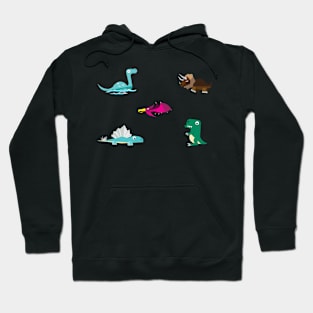 Dinosaurs Hanging Out Hoodie